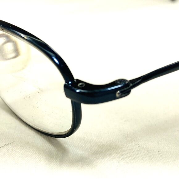 Brooks Brothers Frames Eyeglasses Oval Metal Black 3003 Hippie Y2K 43-18-130 - Picture 2 of 15